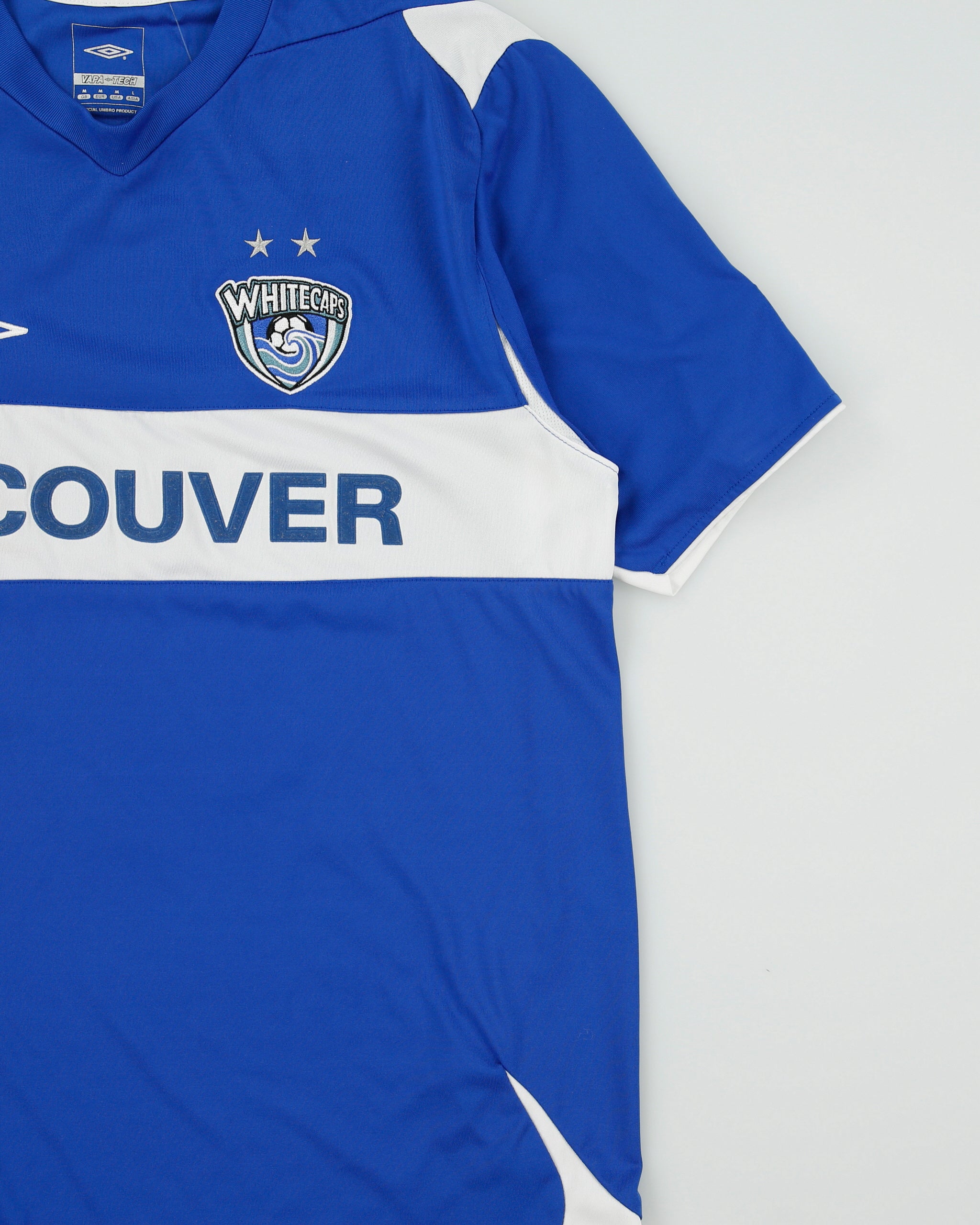 Vintage 2007-08 Umbro Vancouver Whitecaps FC Short Sleeve Football Away Shirt - M
