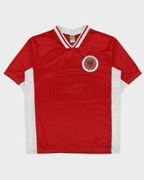 Vintage 1990s Albania F.C Jogo Made In Canada Short Sleeve Football Shirt - M