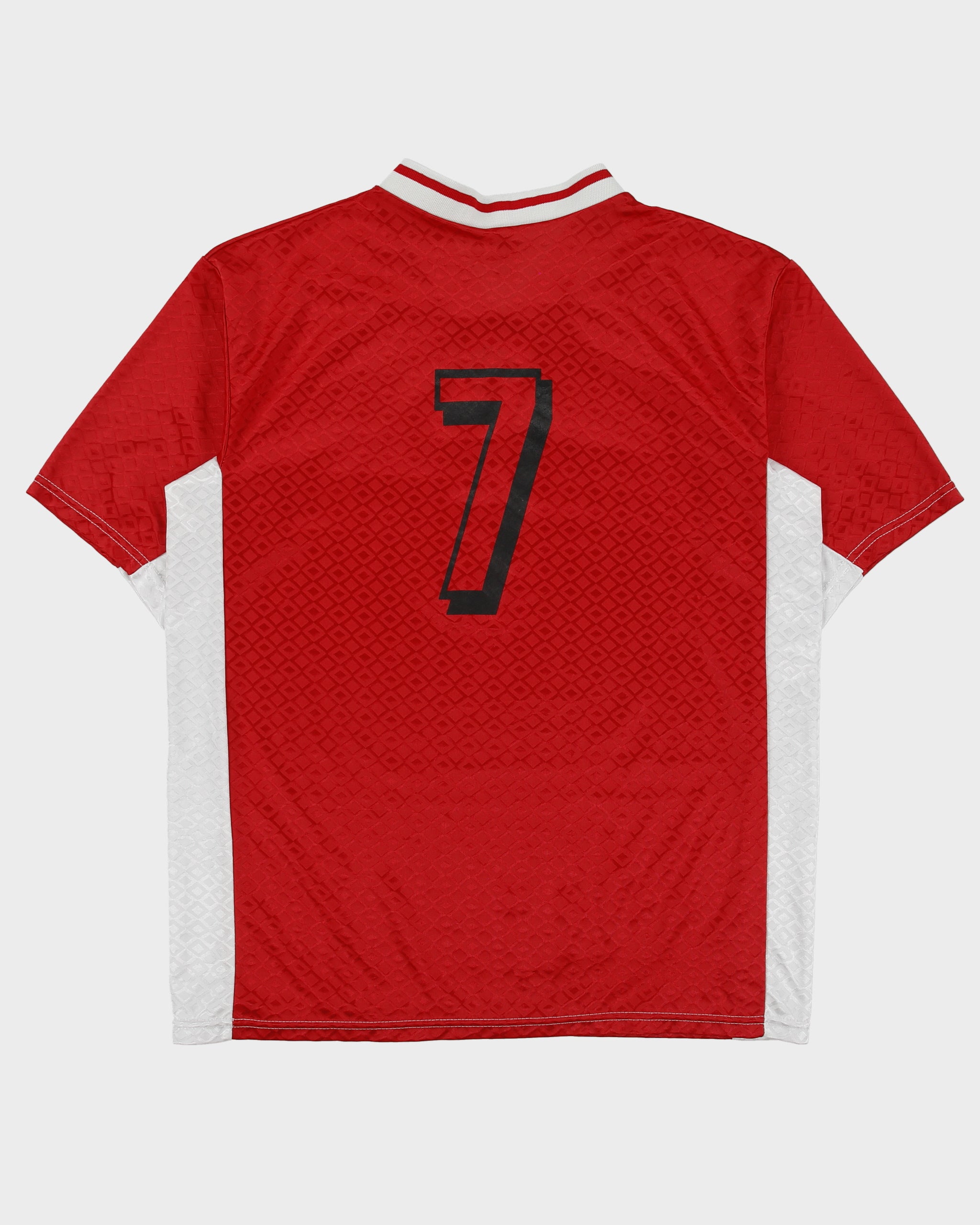 Vintage 1990s Albania F.C Jogo Made In Canada Short Sleeve Football Shirt - M