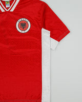 Vintage 1990s Albania F.C Jogo Made In Canada Short Sleeve Football Shirt - M