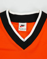Vintage 1997 Nike Heavyweight Big Swoosh Made In USA Short Sleeve Football Shirt - L
