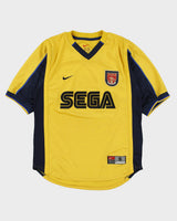 Vintage 1999-01 Nike Arsenal FC Short Sleeve Football Away Shirt - S