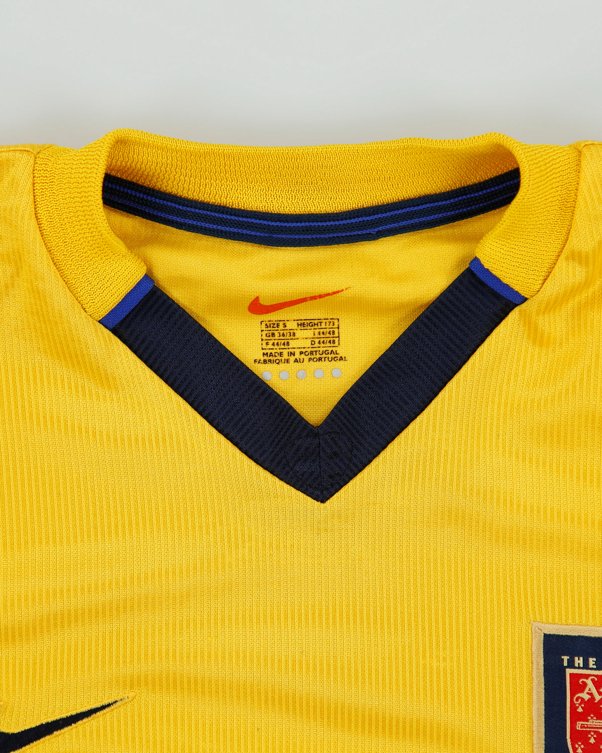 Vintage 1999-01 Nike Arsenal FC Short Sleeve Football Away Shirt - S