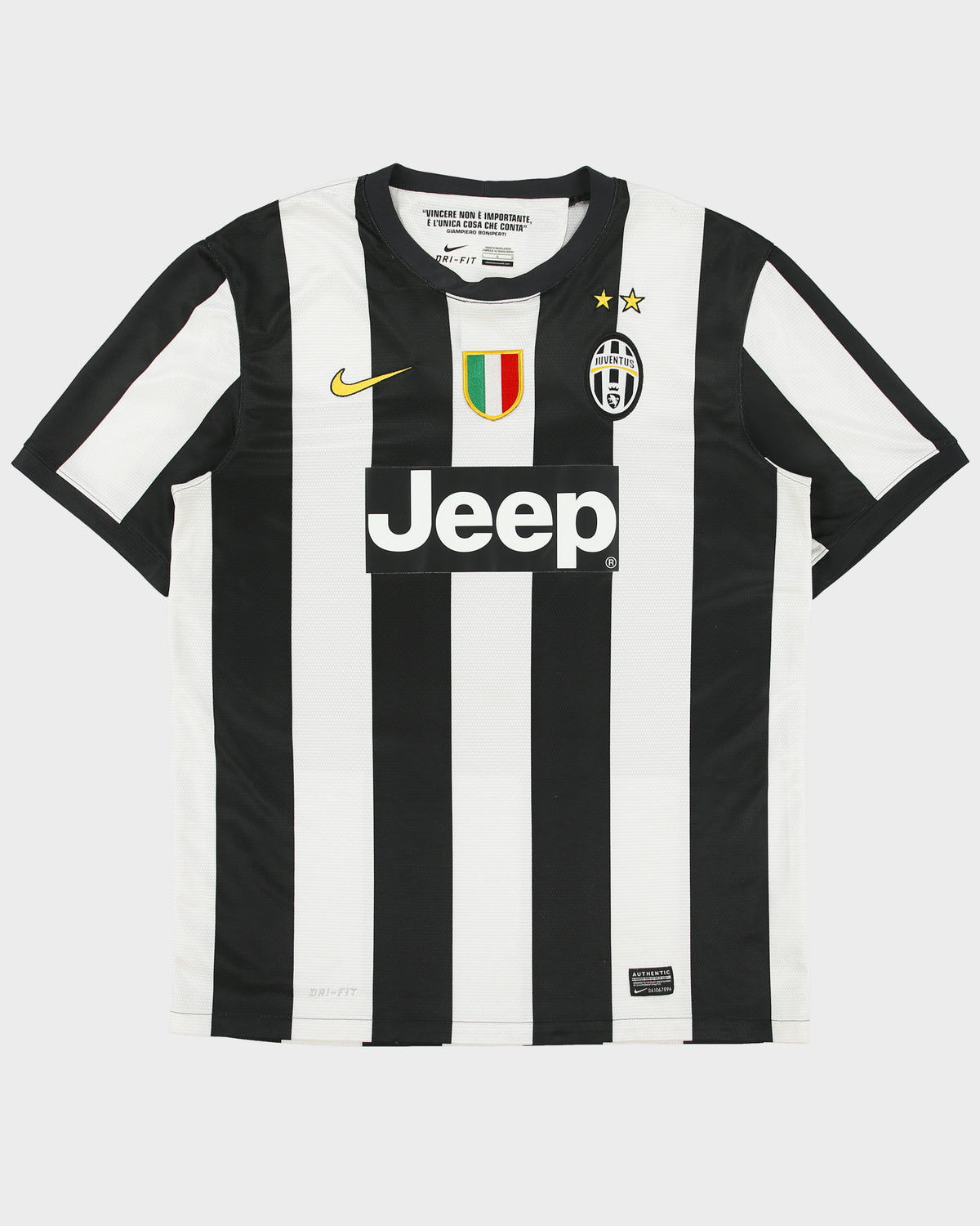 2012-13 Nike Juventus FC Dri-Fit Short Sleeve Home Football Shirt - L
