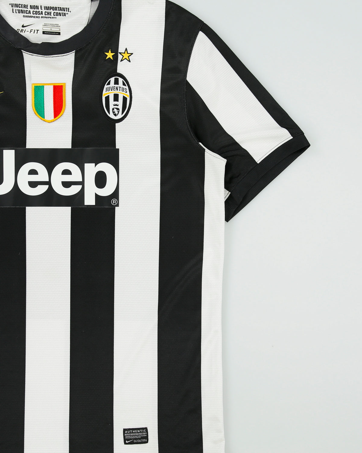 2012-13 Nike Juventus FC Dri-Fit Short Sleeve Home Football Shirt - L