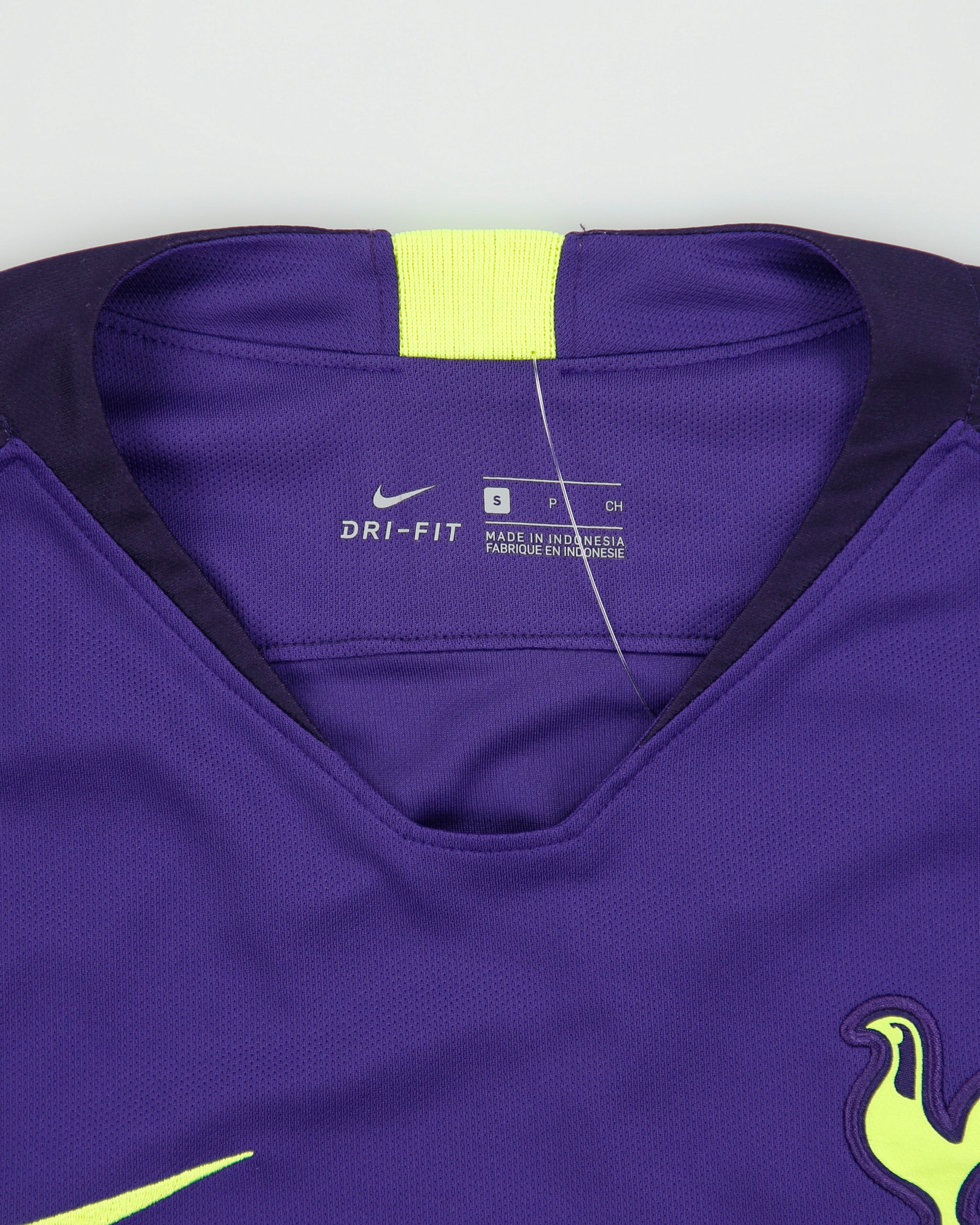 2018-19 Nike Tottenham Hotspur FC Dri-Fit Long Sleeve Goalkeeper Home Football Shirt - S