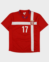 Vintage 2010-11 Serbia National Football Krasic #17 Supporters Home Shirt - S