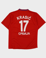 Vintage 2010-11 Serbia National Football Krasic #17 Supporters Home Shirt - S