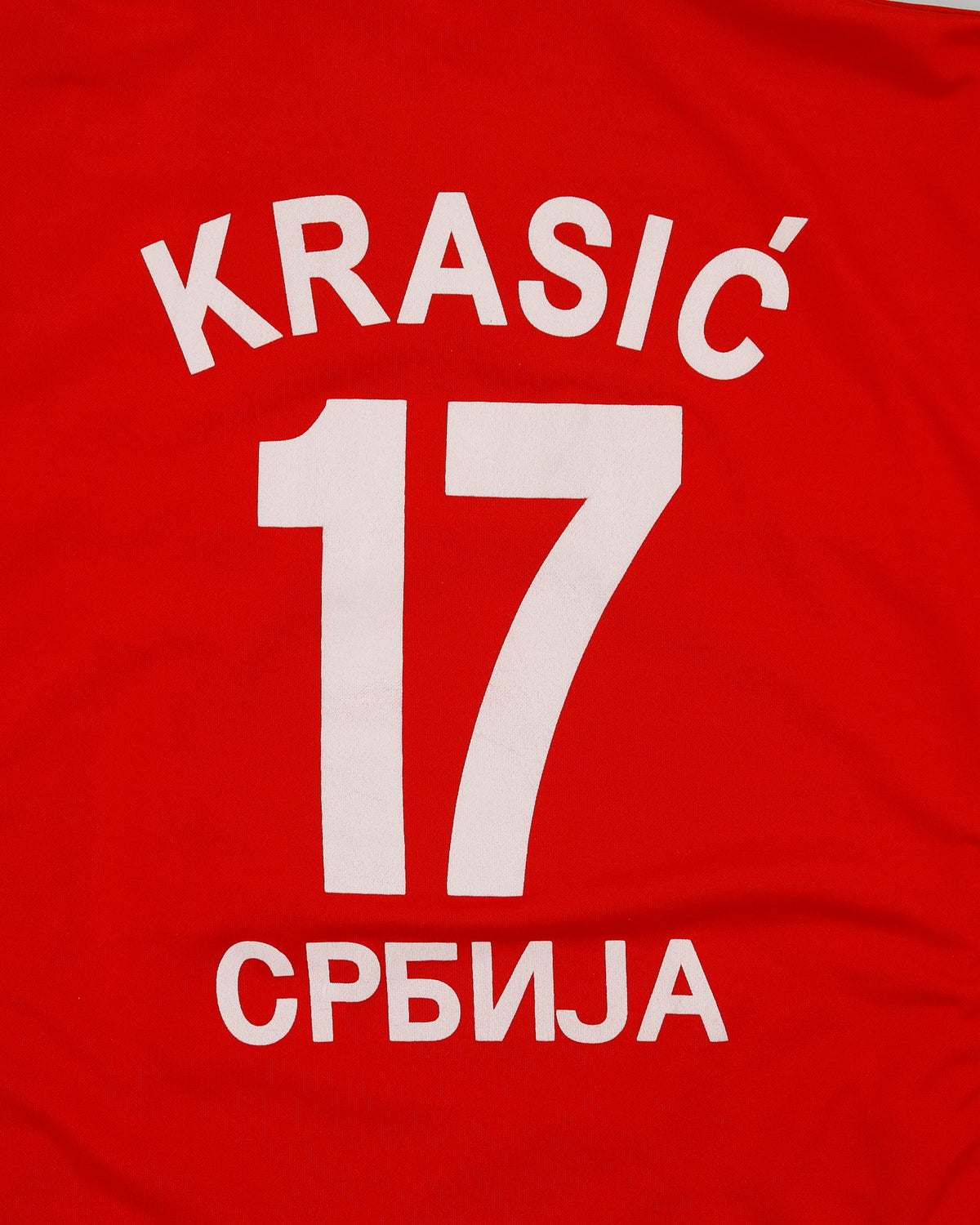 Vintage 2010-11 Serbia National Football Krasic #17 Supporters Home Shirt - S