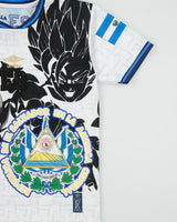 Vintage El Salvador National Football Dragon Ball Z Goku Supporters Home Football Shirt - S
