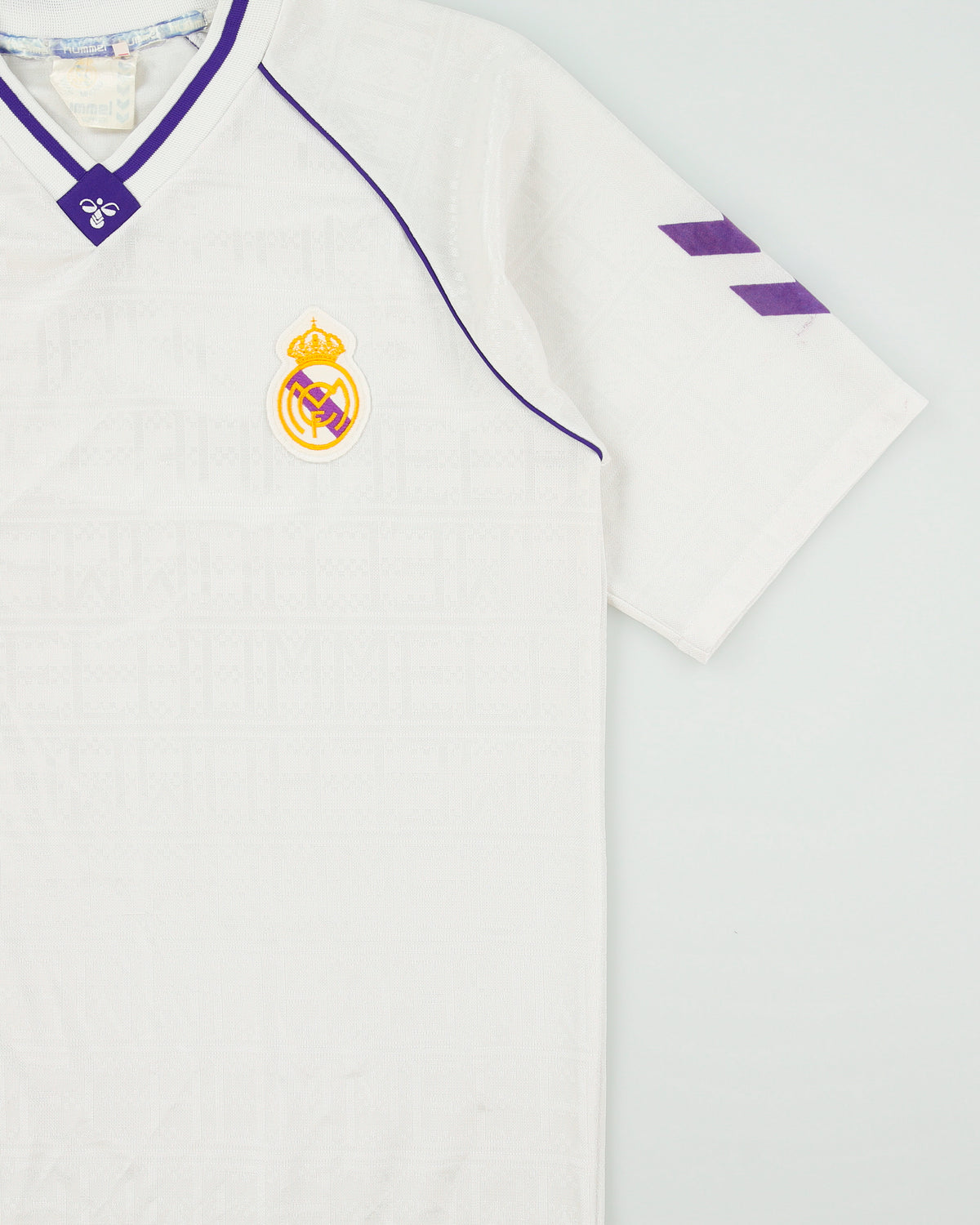 Vintage 1990-91 Hummel Real Madrid CF Home Football Shirt - XXL