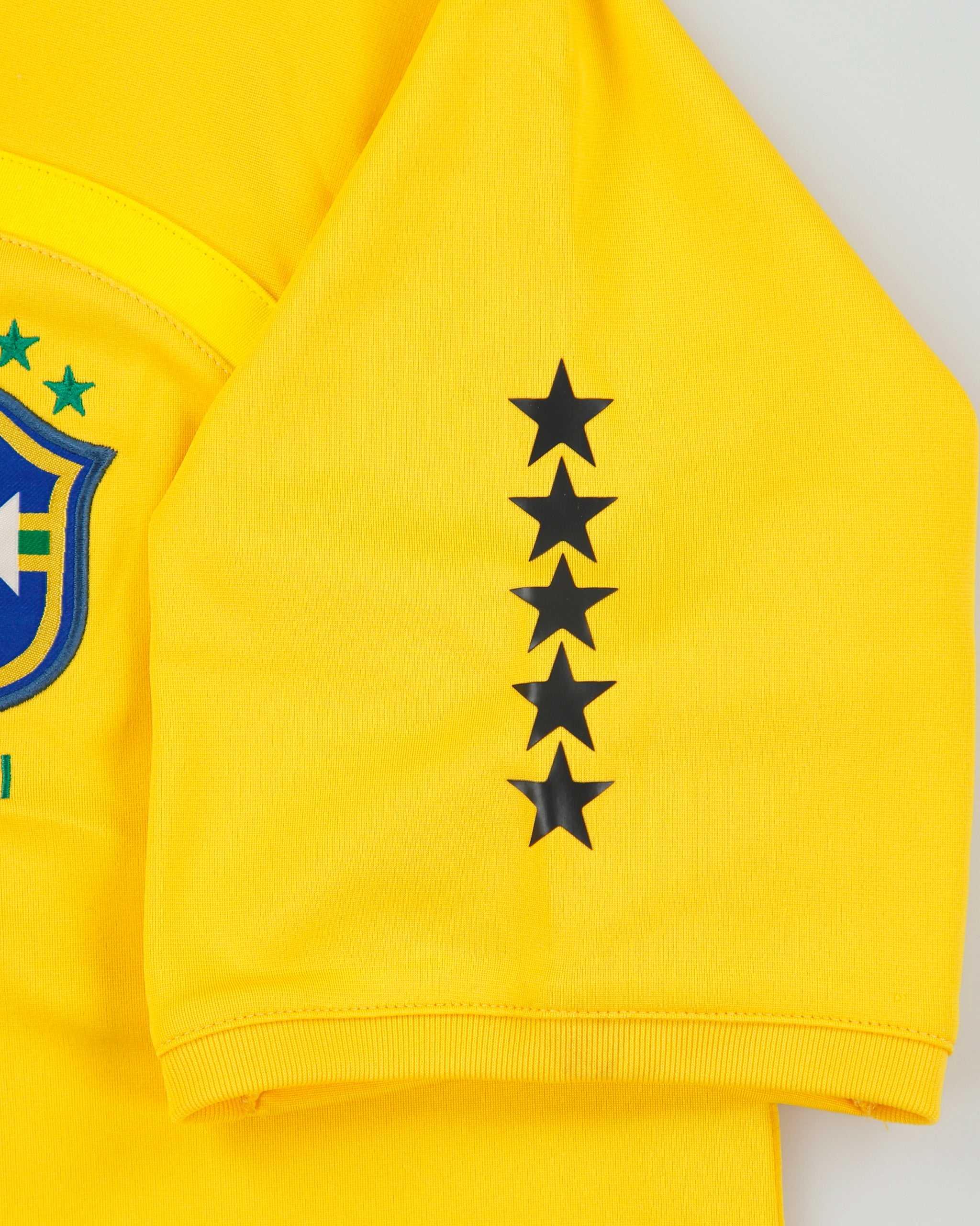 Vintage 2008-09 Nike Brazil National Football Fit Dry Home Shirt - M