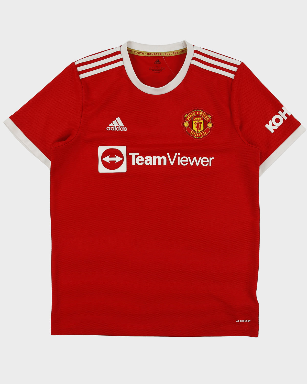 2021-22 Adidas Manchester United FC Ronaldo #7 Home Football Shirt - L