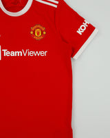 2021-22 Adidas Manchester United FC Ronaldo #7 Home Football Shirt - L