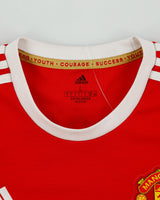 2021-22 Adidas Manchester United FC Ronaldo #7 Home Football Shirt - L