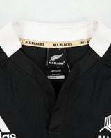 Vintage 2011-12 Adidas New Zealand Rugby Union ClimaCool Short Sleeve Home Shirt - L