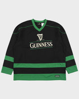 Vintage Y2K 00s Guinness Embroidered Ice Hockey Jersey - XXL