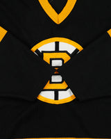 Vintage 1988 Boston Bruins Maska SuperFil Made In Canada NHL Home Jersey - M