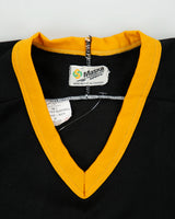 Vintage 1988 Boston Bruins Maska SuperFil Made In Canada NHL Home Jersey - M
