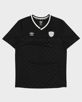 Vintage Umbro Embroidered Classic Check Short Sleeve Football Shirt - L