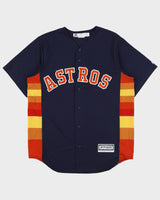 2019-21 Majestic Houston Astros MLB Coolbase Made In USA Stitched Away Baseball Jersey - M