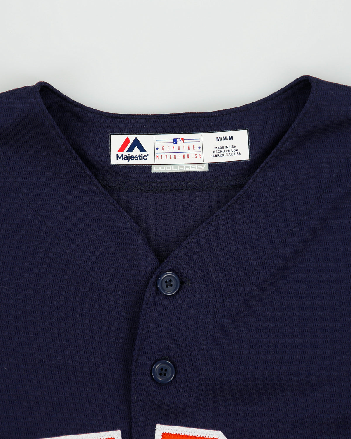 2019-21 Majestic Houston Astros MLB Coolbase Made In USA Stitched Away Baseball Jersey - M