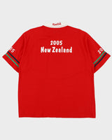 Vintage Kooga British Lions 2005 New Zealand Tour Short Sleeve Rugby Union Shirt - L