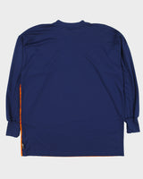Vintage '03 Y2K Adidas Climalite Patterned Long Sleeve Padded Goalkeeper Shirt - L