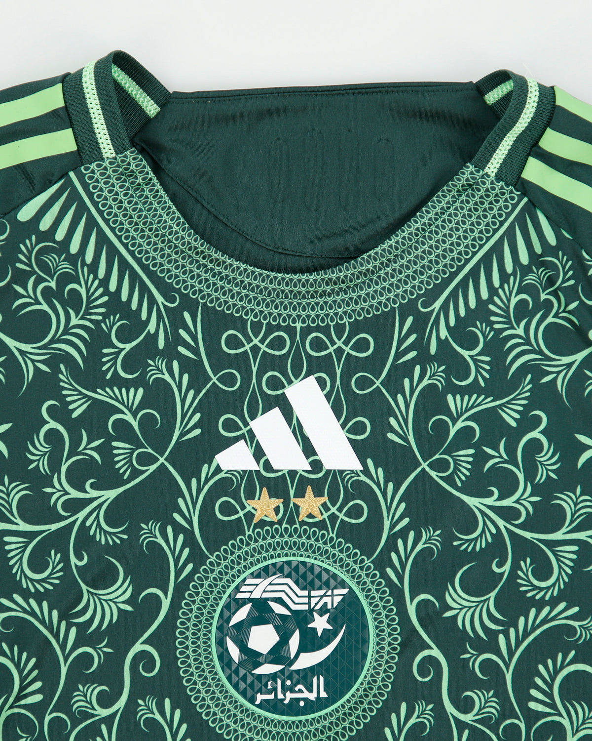 2024-25 Adidas Algeria National Team Heat.RDY Slim-Fit Short Sleeve Football Shirt - XL