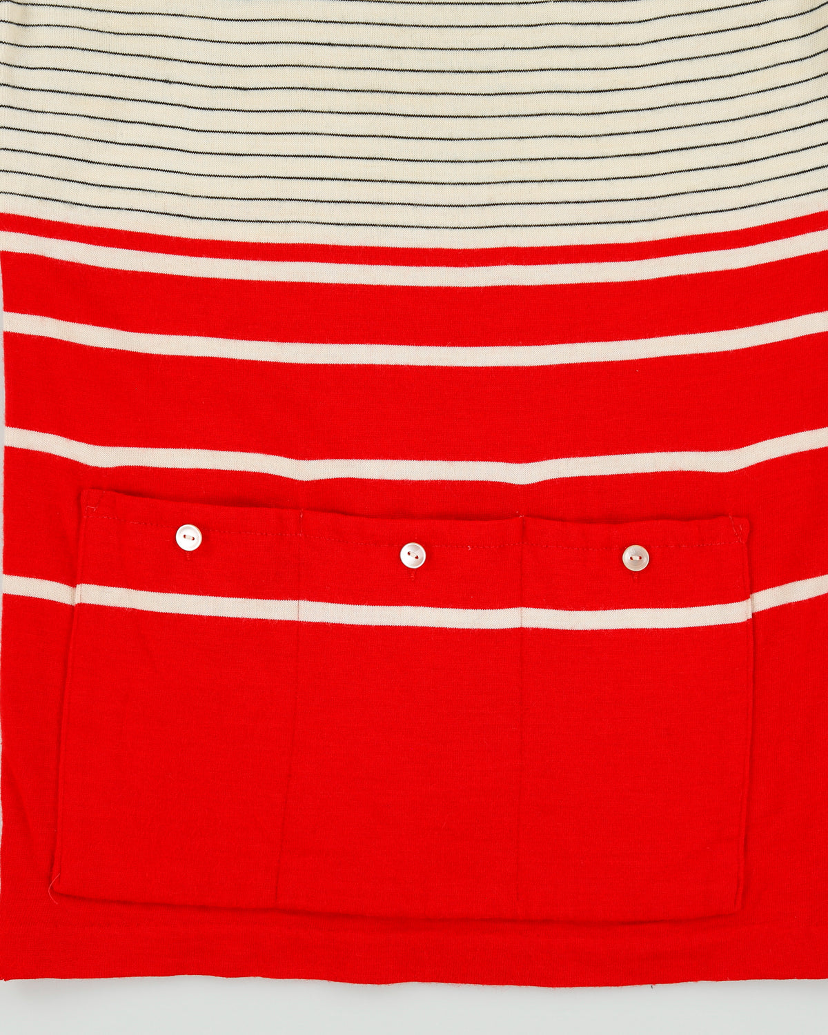 Vintage 1970s Santini Racing Striped Wool Made In Italy Quarter-Zip Cycling Jersey - M