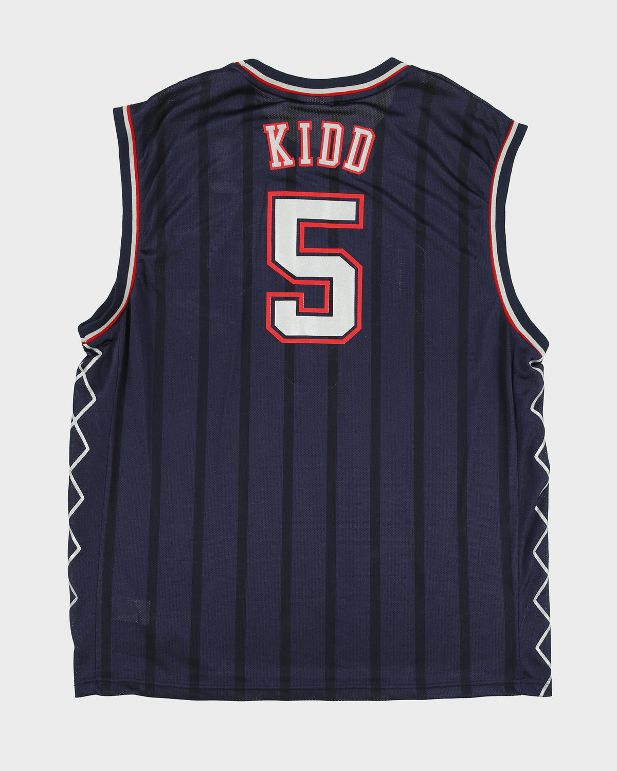 Vintage 2002-04 Reebok New Jersey Nets Jason Kidd #5 NBA Away Basketball Jersey - XL
