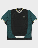 Vintage 1997 Nike Heavyweight Rib Short Sleeve Warm-Up Basketball Jersey - L