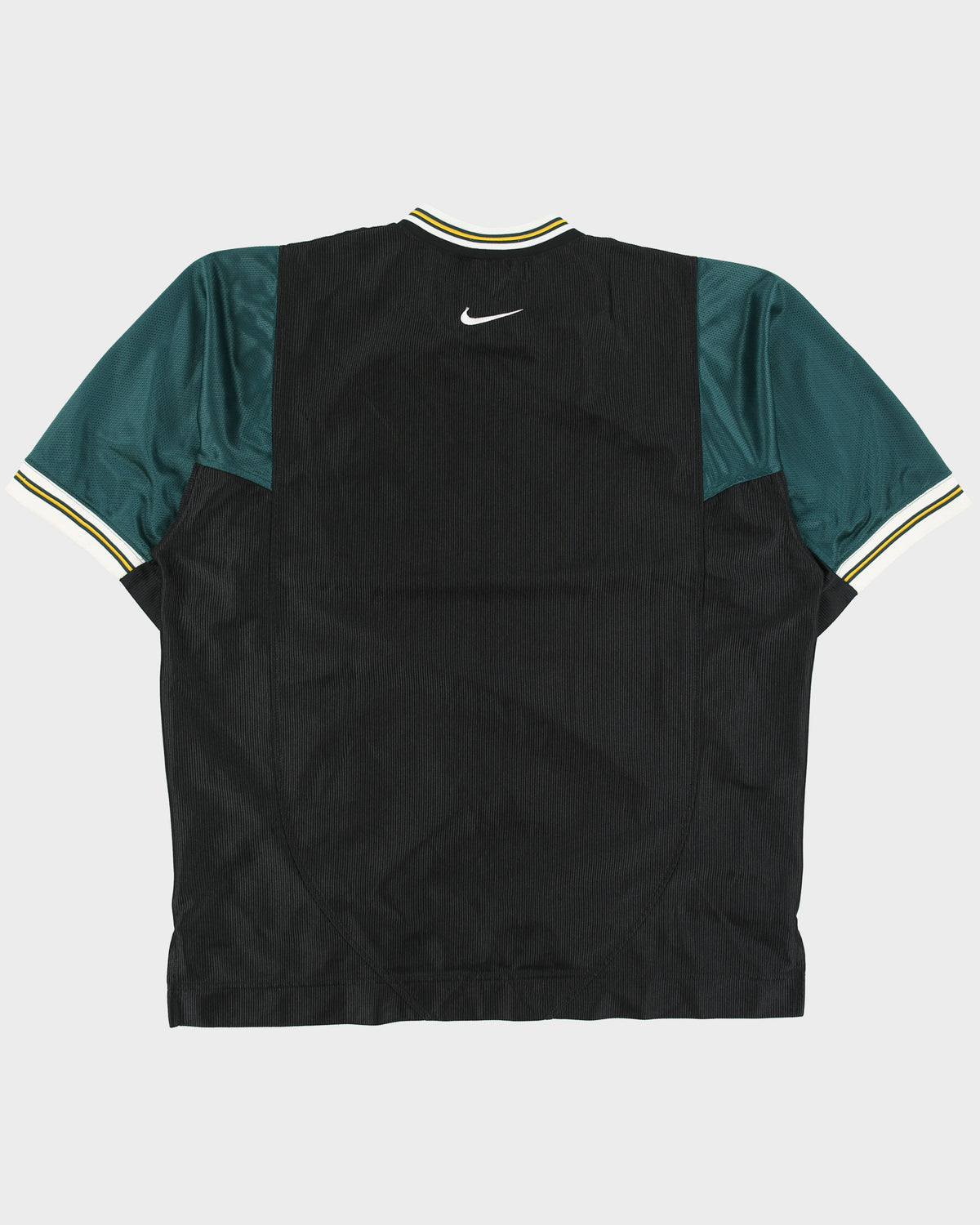 Vintage 1997 Nike Heavyweight Rib Short Sleeve Warm-Up Basketball Jersey - L