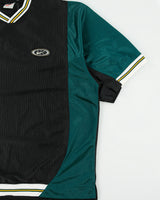 Vintage 1997 Nike Heavyweight Rib Short Sleeve Warm-Up Basketball Jersey - L