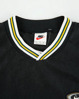 Vintage 1997 Nike Heavyweight Rib Short Sleeve Warm-Up Basketball Jersey - L