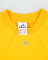 Vintage 2001 Y2K Adidas Climalite Soft Shell 3M Logo Crewneck Active T-Shirt - L