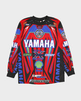 Vintage Y2K 00s X Team Yamaha Moto X Long Sleeve Racing Jersey - L