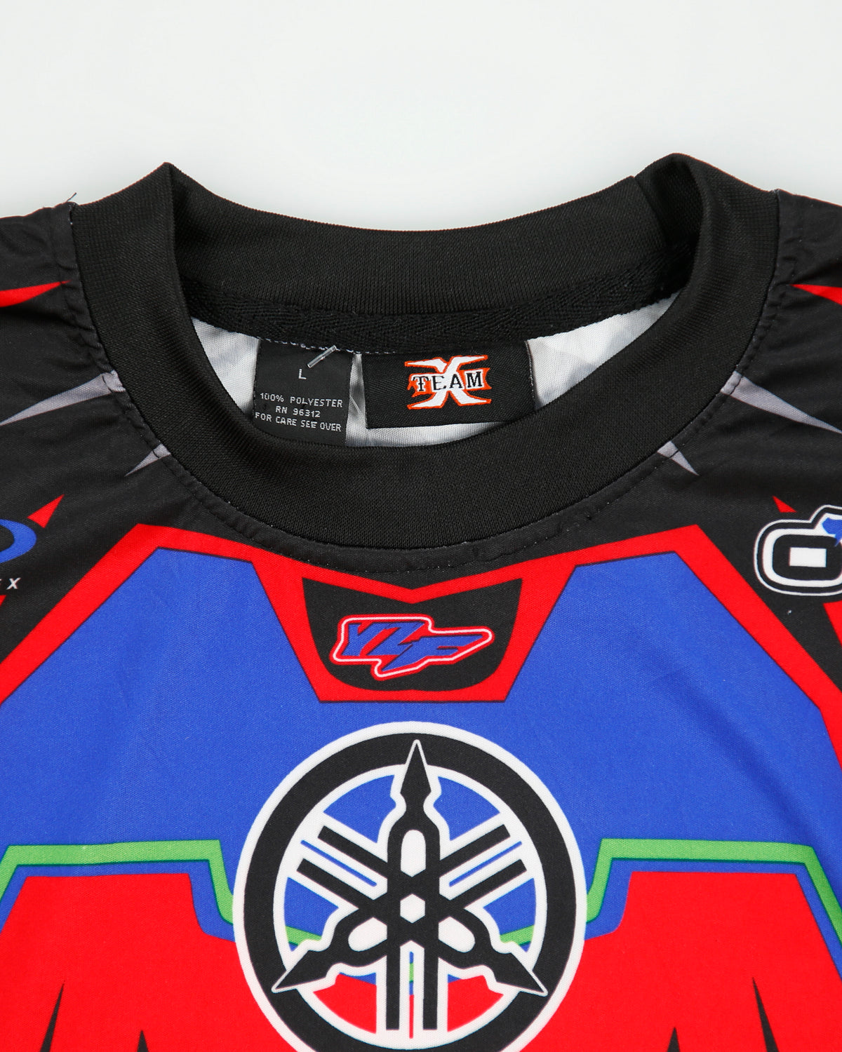 Vintage Y2K 00s X Team Yamaha Moto X Long Sleeve Racing Jersey - L