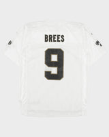 Vintage 2006-08 Reebok New Orleans Saints Drew Brees #9 NFL Equipment Home Jersey - L