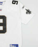 Vintage 2006-08 Reebok New Orleans Saints Drew Brees #9 NFL Equipment Home Jersey - L