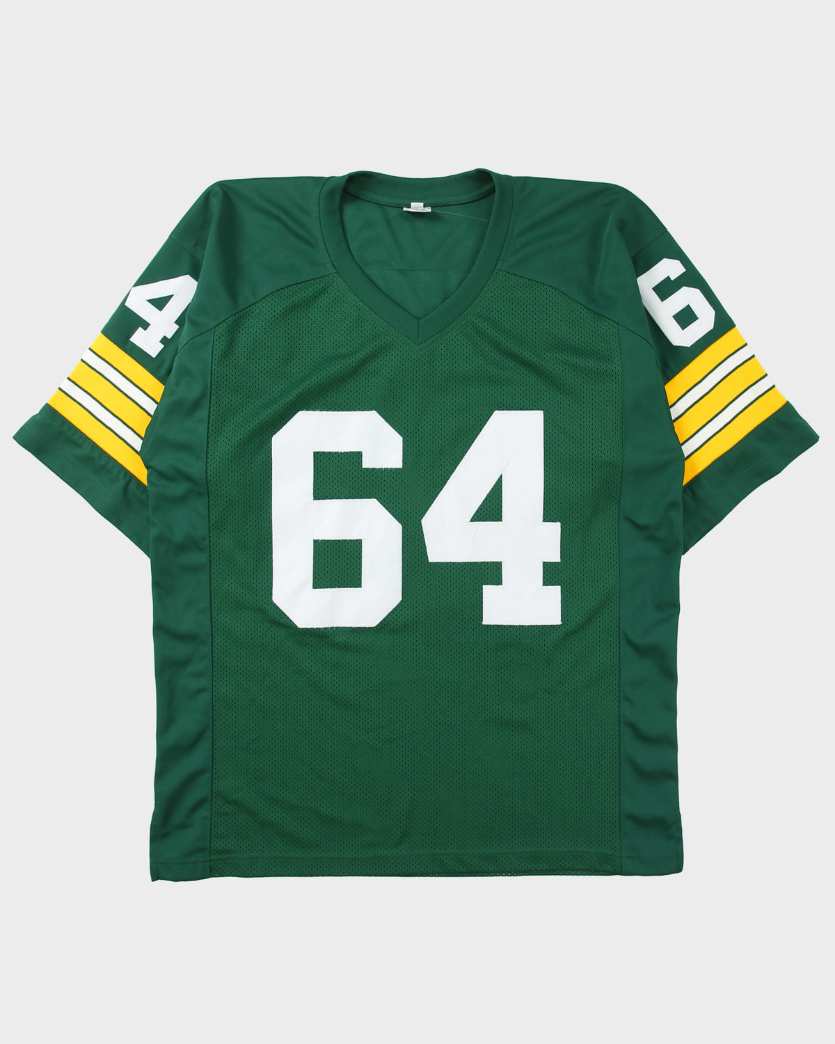 H.O.F 2018 Jerry Kramer #64 Autographed/Signed Green Bay Packers Throwback NFL Stitched Home Jersey - XL