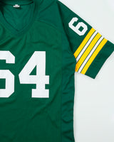 H.O.F 2018 Jerry Kramer #64 Autographed/Signed Green Bay Packers Throwback NFL Stitched Home Jersey - XL