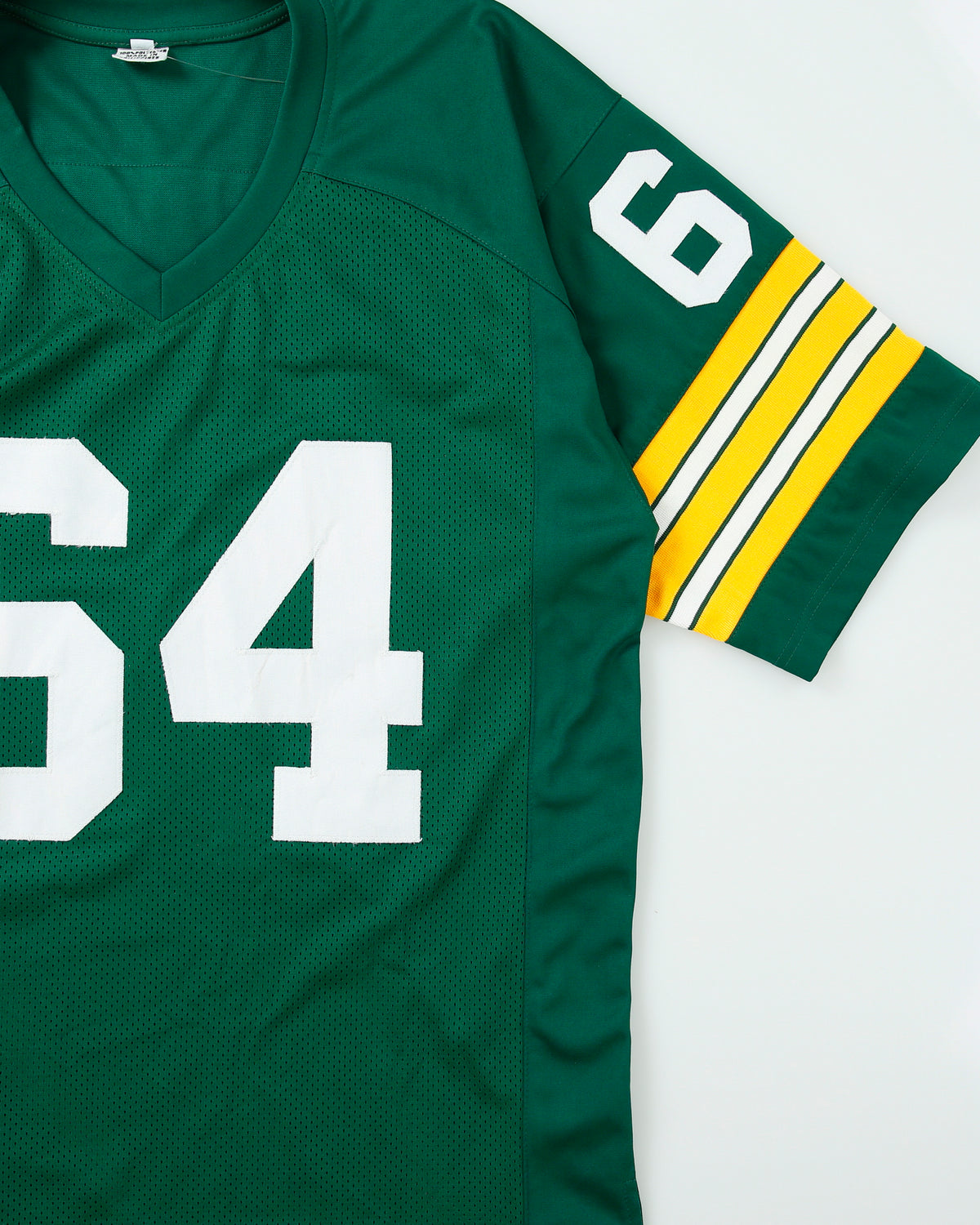 H.O.F 2018 Jerry Kramer #64 Autographed/Signed Green Bay Packers Throwback NFL Stitched Home Jersey - XL