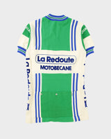 Vintage 1970s Santini La Redoute Motobecane Wool Knit Made In Italy 1/4 Zip Cycling Shirt - M