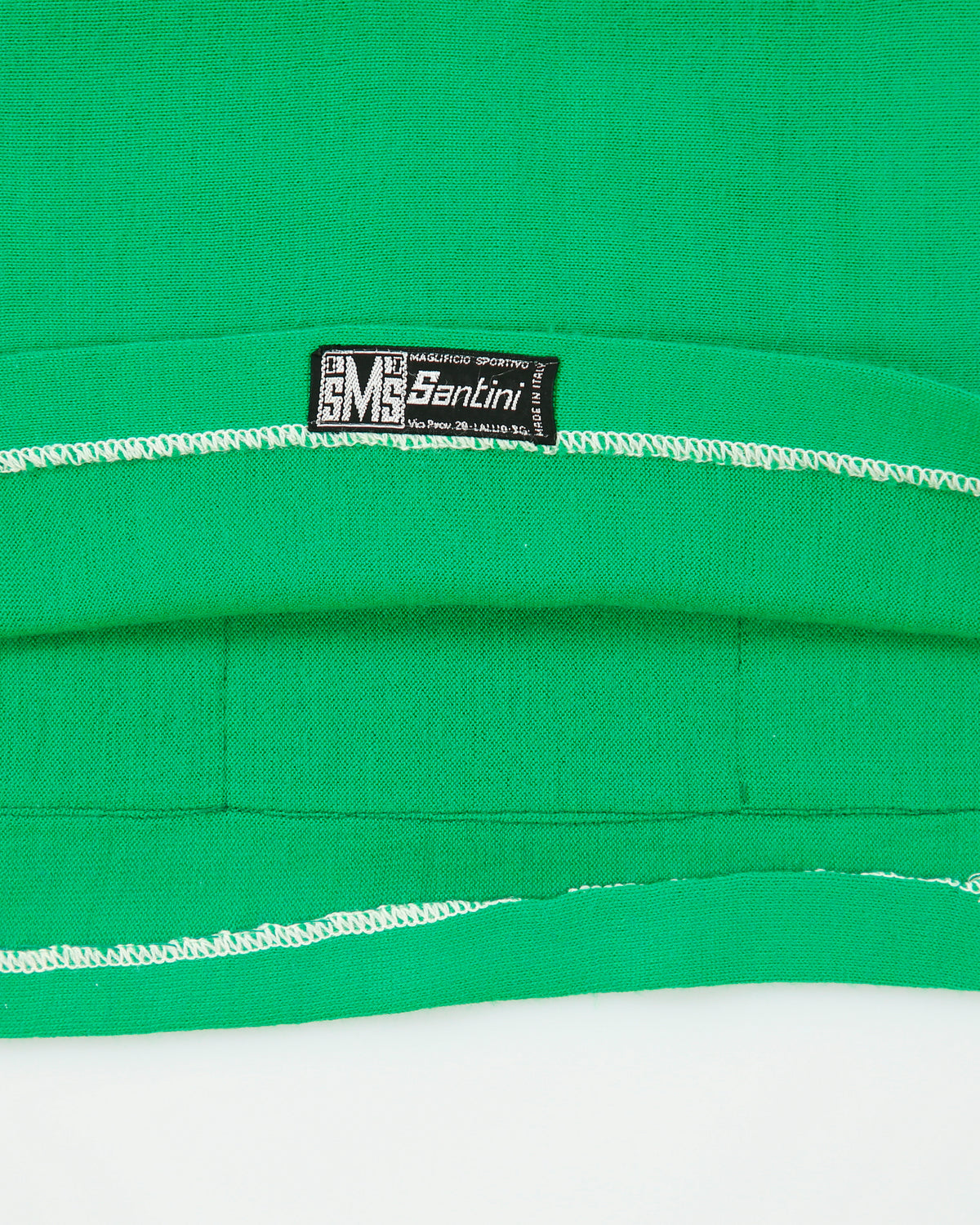 Vintage 1970s Santini La Redoute Motobecane Wool Knit Made In Italy 1/4 Zip Cycling Shirt - M