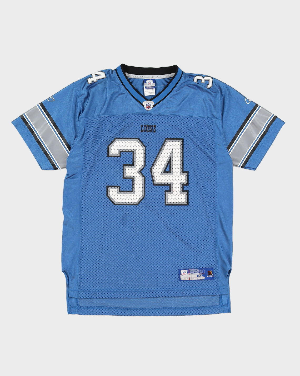 NFL X Reebok Kevin Jones #34 Detroit Lions Jersey - XL