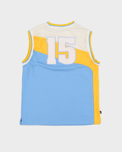 Yellow and Blue Jordan Basketball Top - L