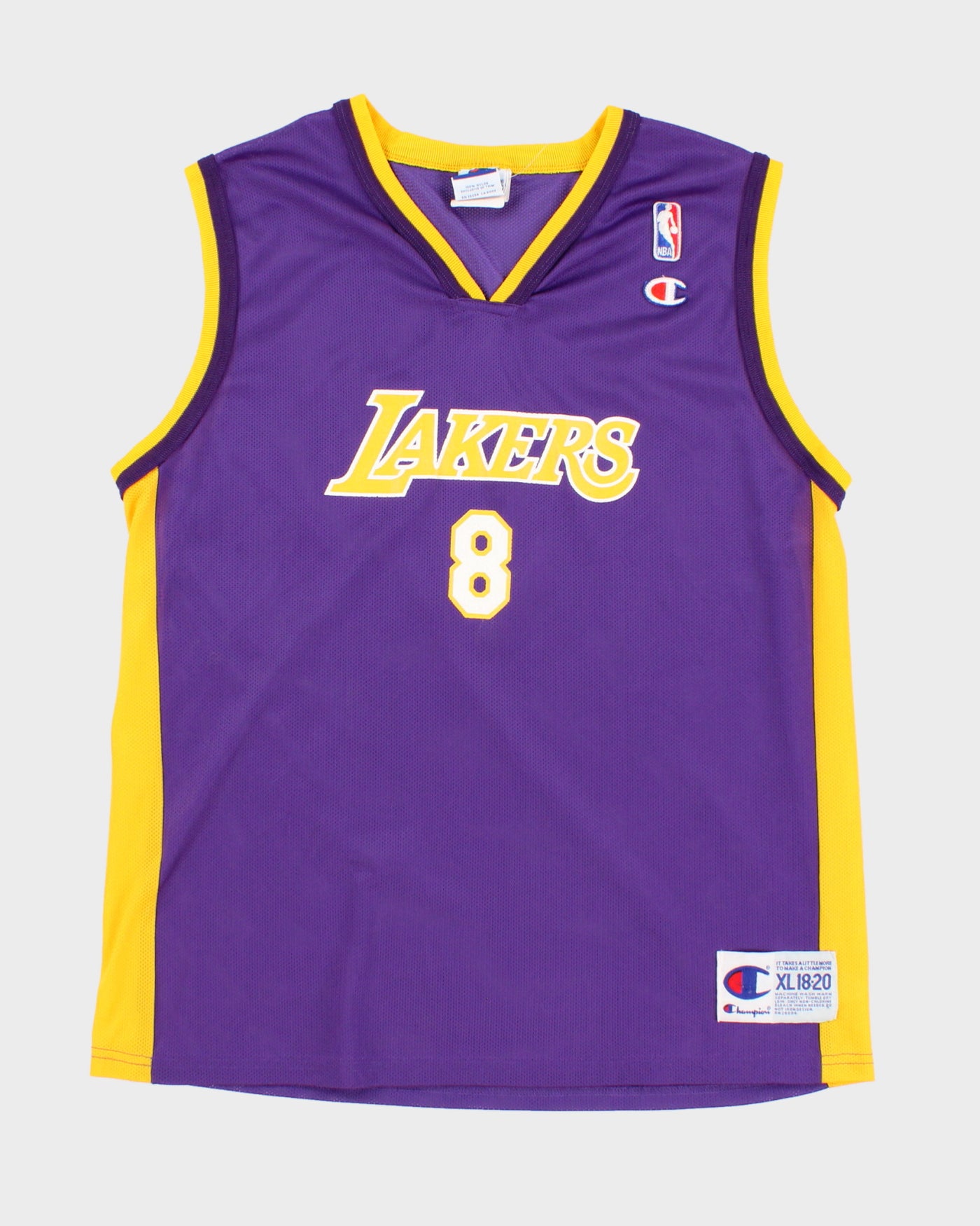 Champion Los Angeles Lakers Kobe Bryant #8 NBA Basketball Jersey - Youth XL