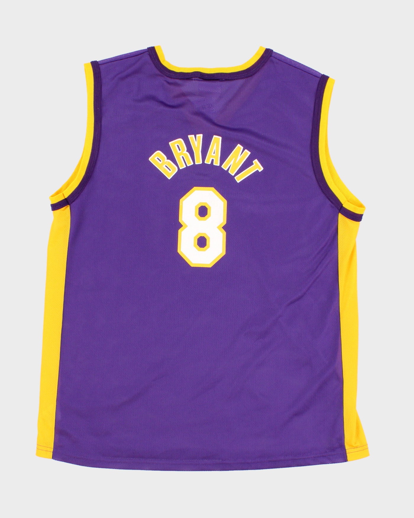 Lot - SIGNED Kobe Bryant Los Angeles Lakers #8 NBA Reebok Jersey