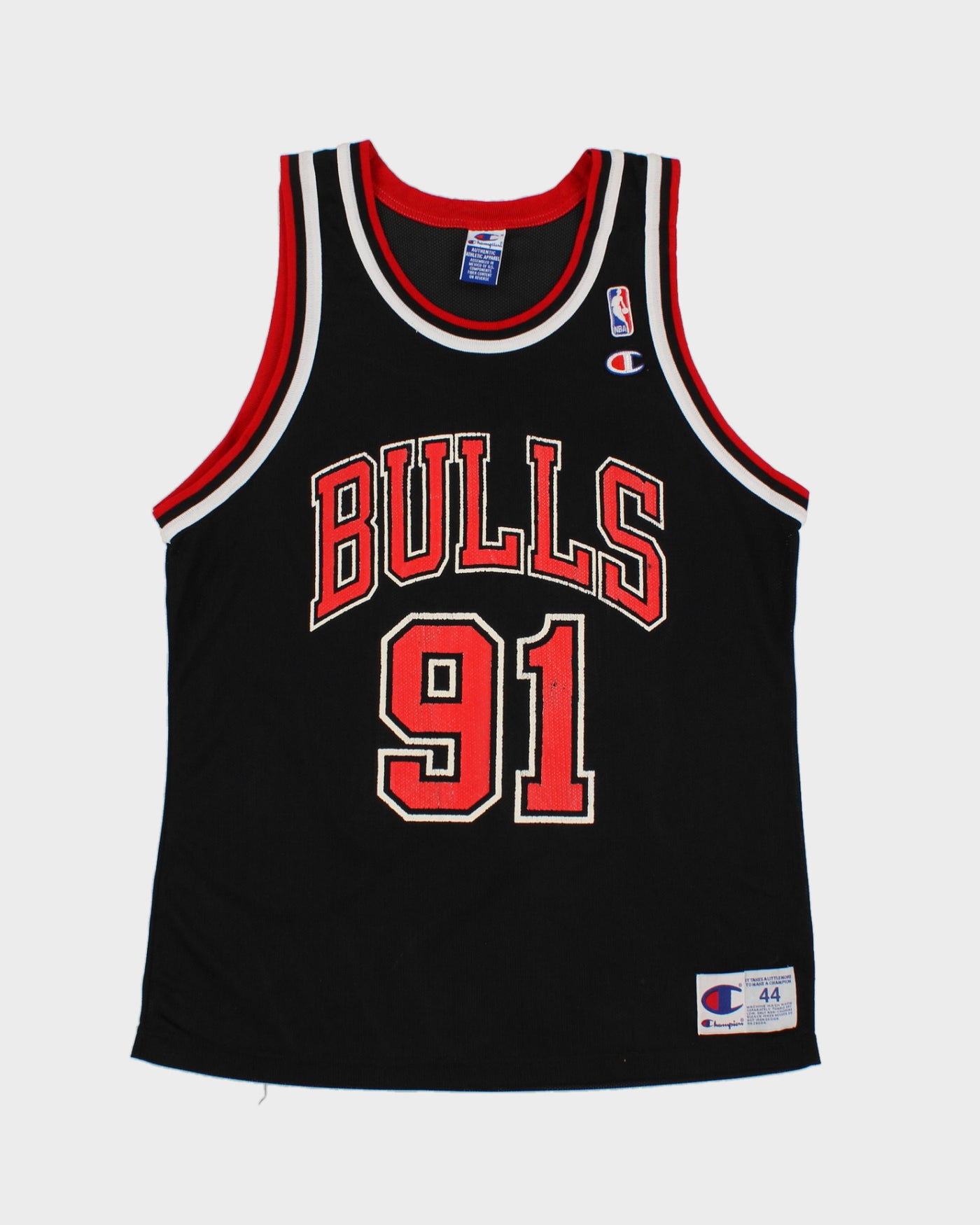 Vintage 90s Chicago Bulls x Dennis Rodman #91 Basketball Singlet - XL